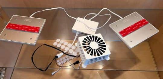 setup af Cultikit vækstlys og ventilator