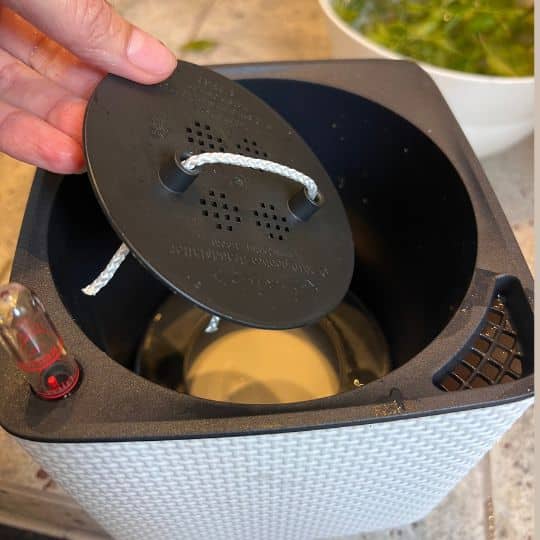 lechuza cube med planteplade