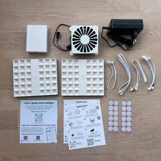 hvad er der i cultikit vækstlys og ventilation