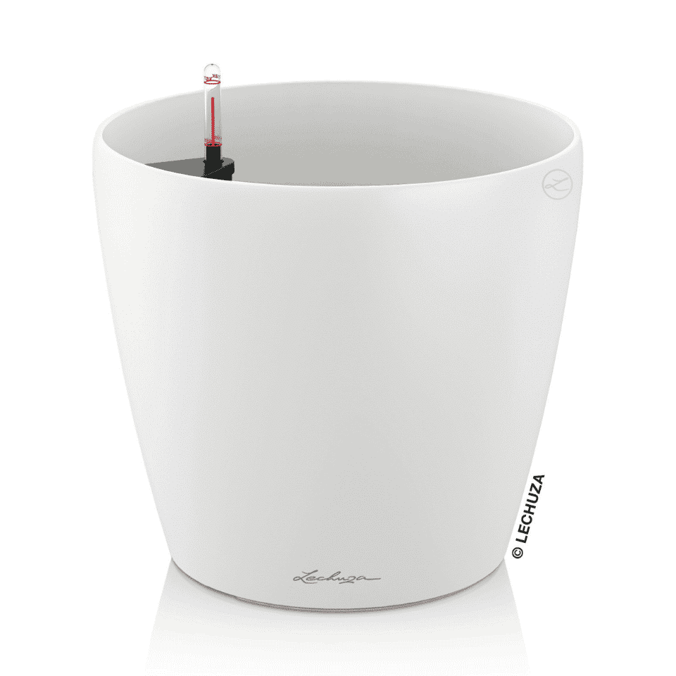 LECHUZA Classico Color 43 White selvvandingspotte